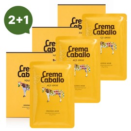 Jaminkyung Crema Cavallo Horse Oil Mask Pack Moisturizing Nutrition Glowing Care 10 sheets 3pcs / 자민경 크레마카발로 마유 마스크팩 보습 영양 광채케어 10매입 3개