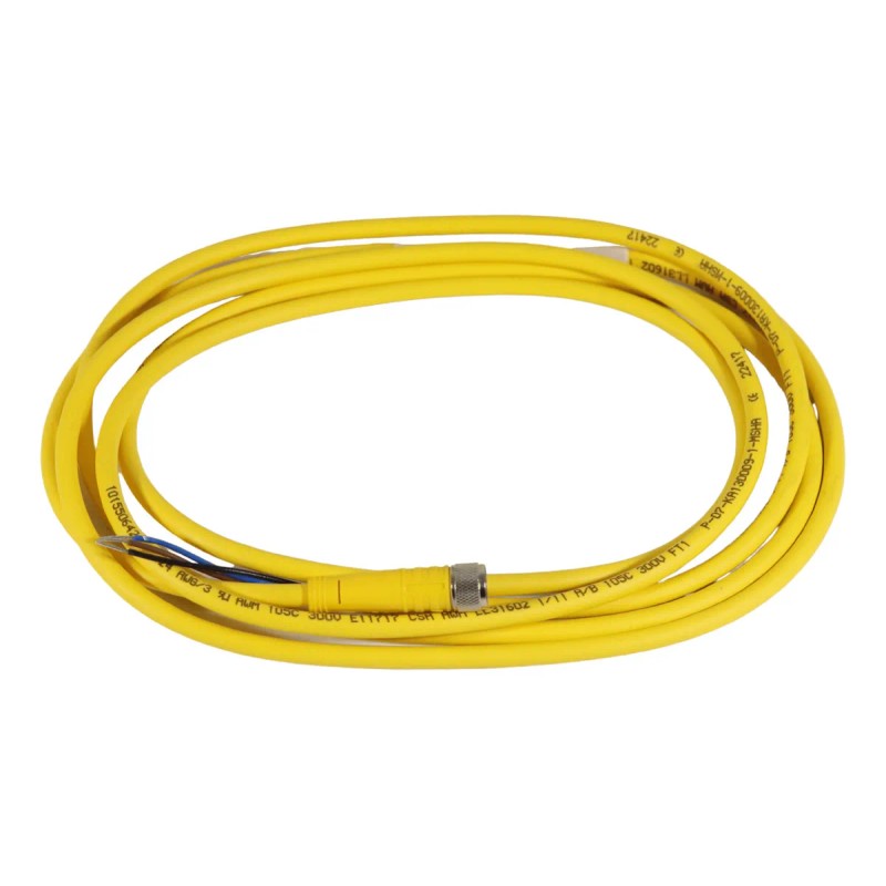 Pkg 3m-2/sv Cable De Conexión 3 Pin 2 Metros Turck