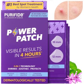 Purifide by Acnecide Power Pimple Patches, 36 Invisible Spot Patches with Salicylic Acid, Spot Treatment for All Skin Types