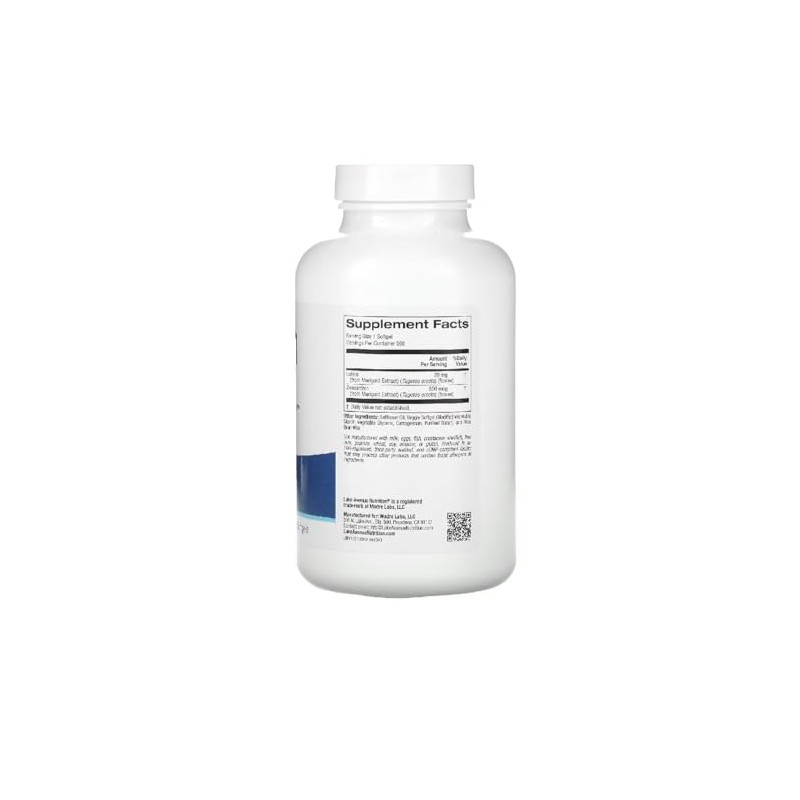 Lake Avenue Nutrition, luteína, 20 mg, 360 cápsulas blandas vegetales