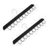 Levemolo 2pcs Non-Slip Hanger Closet Hanger Organizers Hanger Hooks Space