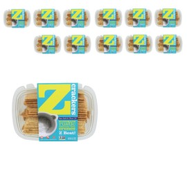 Generic Z Crackers Sea Salt & Olive Oil Cracker Vegan, 8 OZ, 12 Pack