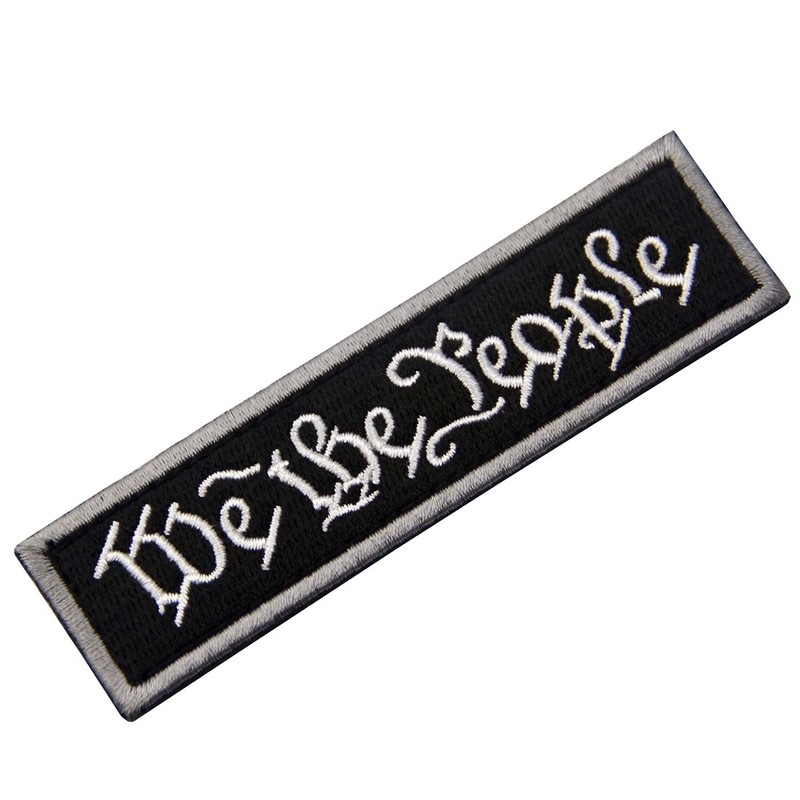 We The People Tactical bordado Morale cierre gancho y lazo