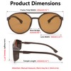 FEISEDY Classic Steampunk Sunglasses for Men Women Retro Round Gothic