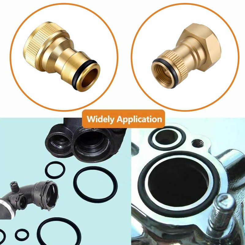 50 Pcs 12 Different Sizes Rubber O Rings Hydraulic Engine