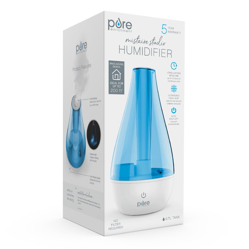 Pure Enrichment MistAire Studio Ultrasonic Cool Mist Humidifier - Small