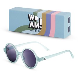 Ki ET LA Unisex Children's Woam Sunglasses, sky blue