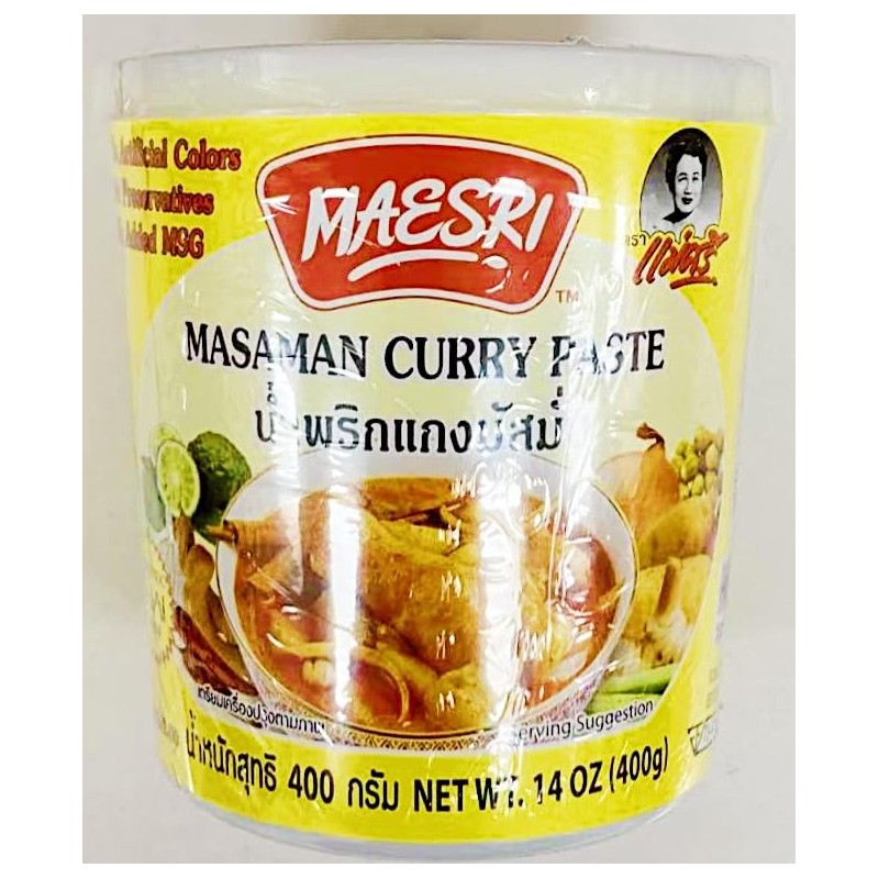Paste,Masaman Curry Paste, 14 oz (400g), Pack of 2