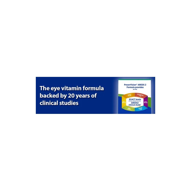 Preservision Areds 2 Vitaminas Minerales Para Ojos 120 Caps Sin