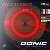 Donic Quattro A'Conda Soft Table Tennis Rubber (Red, 1.8mm)