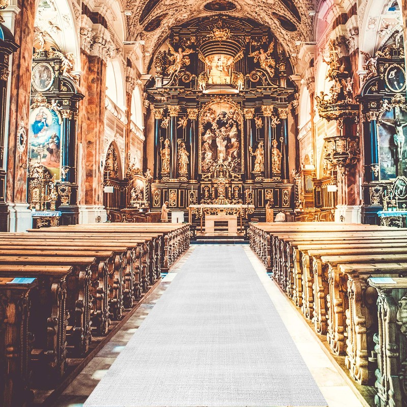 Northwest Enterprises Plastic Aisle Runner, 36" x 100', White