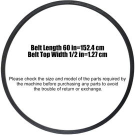 954-0497 754-0497 Lawn Mower Drive Belt for Husky MTD Troy-Bilt Yard Machines Yard Man Lawn Tractor Belt- V (1/2"x 60") (954-0497)