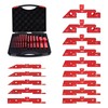 DEEFIINE Router Table Setup Blocks Woodworking,14pcs Aluminum Precision Setup Bars