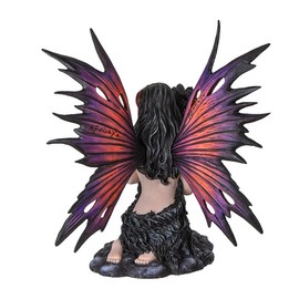 Pacific Giftware Fairy with Guardian Wolf Figurine Striking Collectible Fairy Statue in Vivid Detail for Home Decor or Garden Decor 13.19" Large