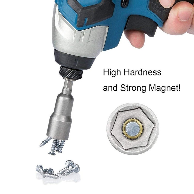 6-19mm Magnetic Nut Setter Driver Drill Bit Set 1/4 inch