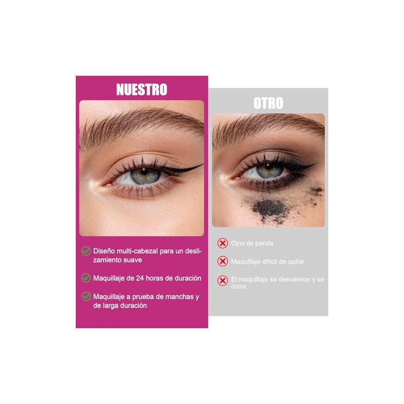JANLOUS - Set de 6 Mascaras de Pestañas 4 en