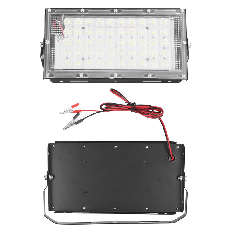 TOPINCN LED Flood Light, 50W 12V Waterproof Bright White Courtyards