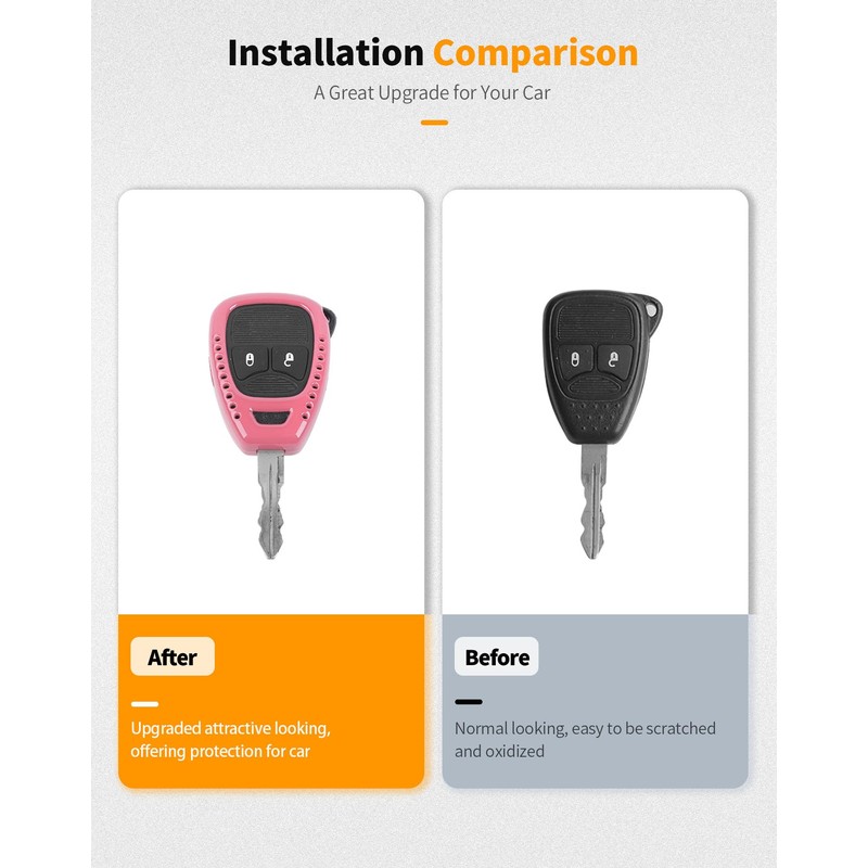 Hoolcar Key Fob Cover Key Holder Shell Remote Control Smart