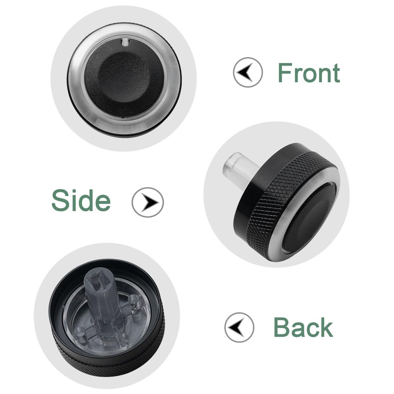 JDMCAR AC Heater Blower Fan Control Switch Knob Compatible with