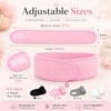 4 Pcs Terry Cloth Facial Headband for Women - Adjustable
