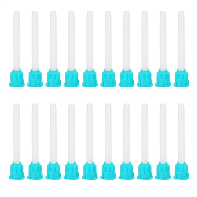 50PCS Disposable Dental Intraoral Mixing Tips Silicone Rubber Mix Propotion