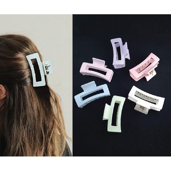 DG Women Large Hair claw clip 6 pcs set Hair