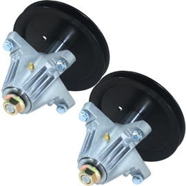 Lawneagle 2 Pack 918-06989 Spindle Assembly Replaces Troy Bilt 918-06989, 618-06989 Spindle for MTD T1600, T1700, T1900, CLT 46 CVT, Huskee LT 4600, Troy-Bilt TB 46, Horse Hydro Lawn Tractors