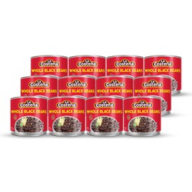 La Costeña Whole Black Beans, 14.1 Oz Can (Pack of 12)