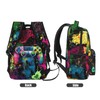 Ewozet Abstract Gamepad Schoolbag Cool Video Gamers Backpack For School