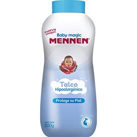 Mennen Talco para Bebé Baby Magic Azul Hipoalergénico 200 g                                                                                           