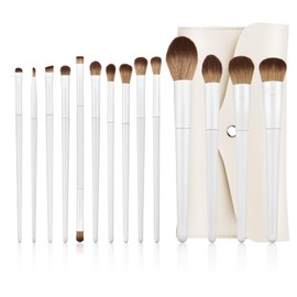 NEUTYPECHIC 14-Piece Professional Makeup Brush Set, Eyeshadow Brush Set, Long-Handled Brushes with Soft Bristles Include Concealer Eyeshadow Brush Lip Brush Foundation de Teint