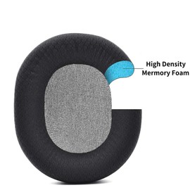 Replacement Arctis 7 Ear Cushions for SteelSeries Arctis 7 5 3 Soft Ear Pads with Noise Isolation Foam Sponge Cover Compatible with SteelSeries 7 5 3 Wireless Gaming Headset (Black)