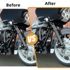 Sresk CNC Front Radiator Frame Grill Cover Guard Protector Fit