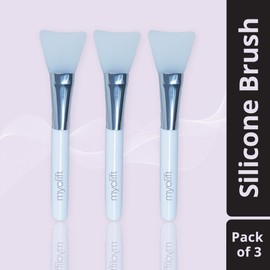 Myolift Applicator Silicon Brush - Mask Applicator Brush for Facial Skincare, Reusable Brush for the Anti Aging Mask| Soft & Durable Face Mask Applicator for Gels, DIY Masks, easy-to-clean[Pack of 3]