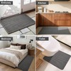 Triohero Bathroom Rugs Non Slip Washable, Super Absorbent Thin Bath