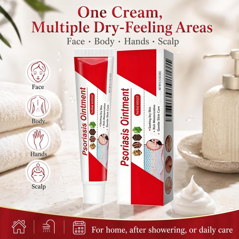 2 Pcs Herbal Moisturizing Cream,Soothing Cream,Lightweight Botanical Formula for Daily