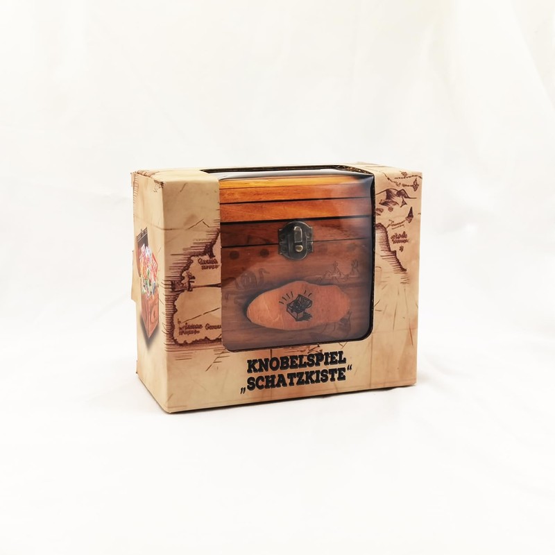 SOUCCESS Puzzle game treasure box – wooden game – for