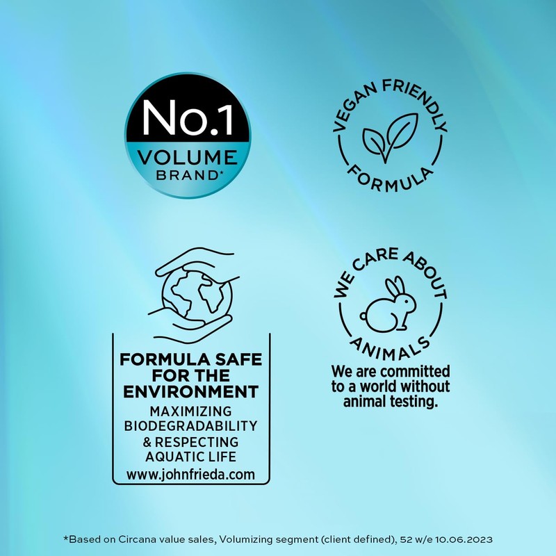 John Frieda Volume Lift Lightweight Shampoo 500 ml, Shampoo for