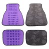 Universal JDM Bride Purple Racing Fabric Floor Mats Interior Carpets