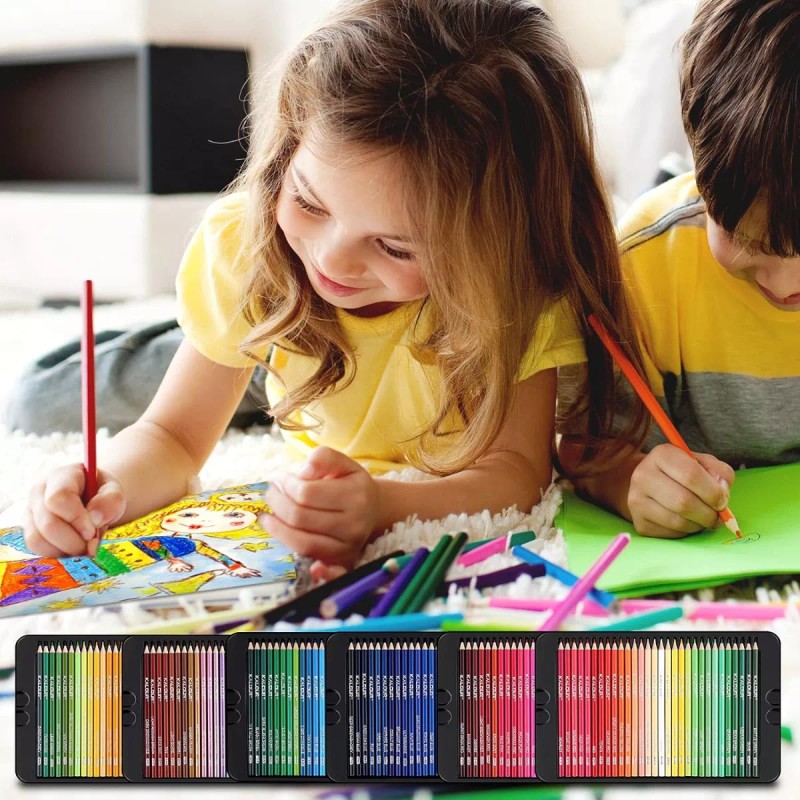 Nasjac Set De Arte Profesional Lápices De Colores Dibujo Kit