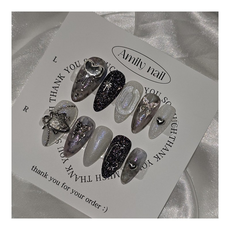 Dreamy [Handmade Nail Tips] Emily Nail - Long Square /