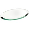 Plymor 4" x 6" Oval, 5mm Thick Beveled Glass Mirror