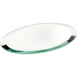 Plymor 4" x 6" Oval, 5mm Thick Beveled Glass Mirror