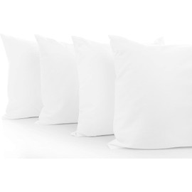Comfort Beddings Export Quality 800 Thread Count 100% Egyptian Cotton Set of 4pc Housewife Pillowcases White, Envelope Closure Pillow Covers - Extra Large Pillow Case 22"x31"