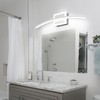 PRESDE 32inch LED Bathroom Light Fixtures Over Mirror Modern Brushed