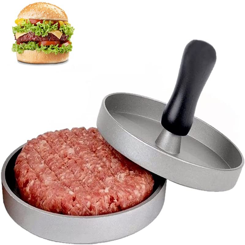 AIMALL Non-Stick Burger Press Aluminum Hamburger Maker Patty Mold -