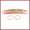 HEROFFIX 18mm Inner Dia Copper Automotive Engine Washers Plate Gaskets