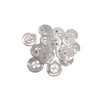 50 Mother of Pearl Buttons - 5 Sizes and 11