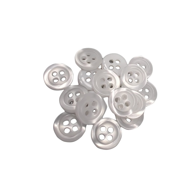 50 Mother of Pearl Buttons - 5 Sizes and 11