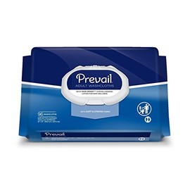 Prevail Washcloth Wipe, 8"x12", Vitamin E/Aloe, 96 Pack, WW-720 - Case of 576